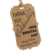 Customised Brown Kraft Thickness Paper Hang Tag